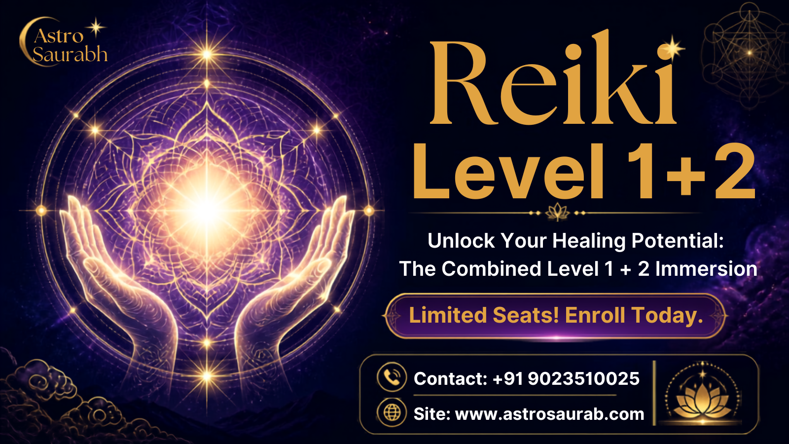 Reiki Combo Level 1+2