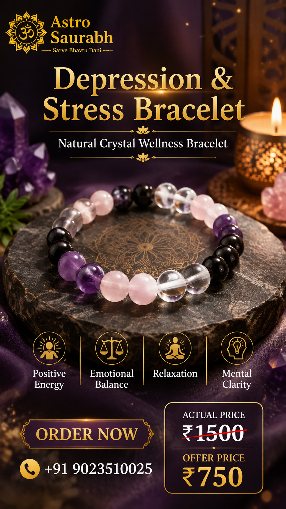 Depression & Stress Bracelet