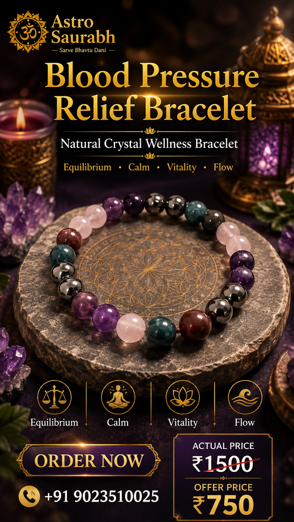 Blood Pressure Relief & Balance Bracelet