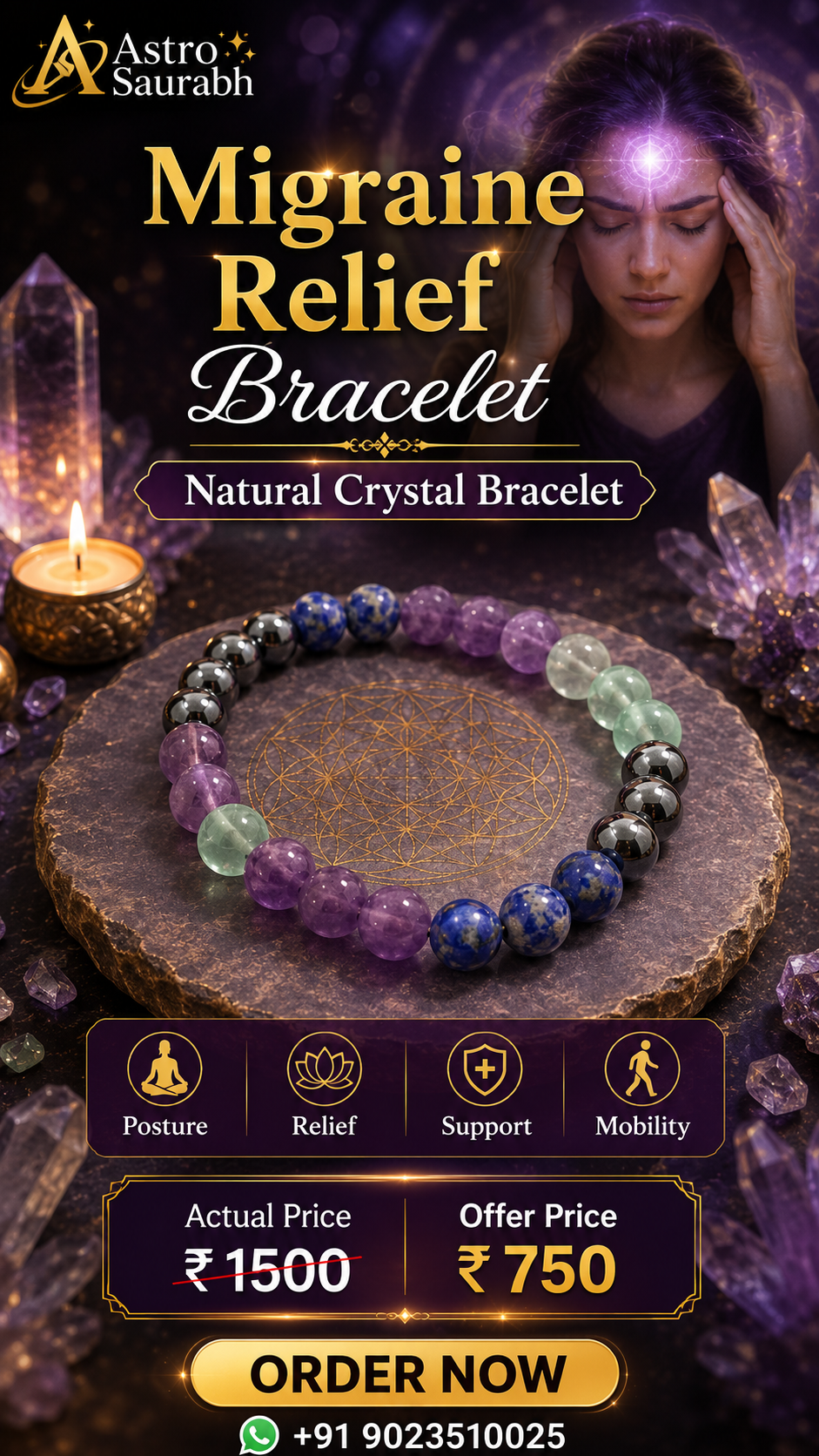 Migraine Relief Bracelet