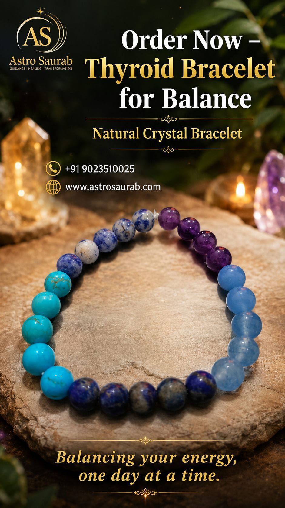 Thyroid Balance Support Bracelet