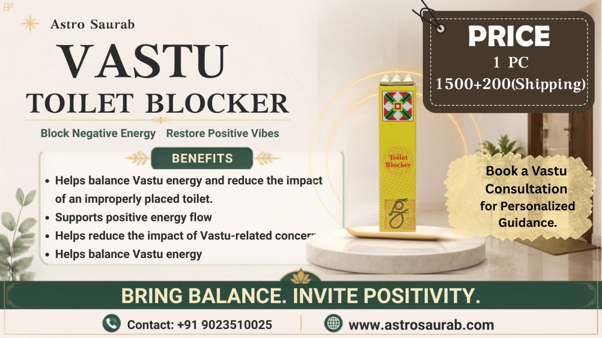 Vastu Toilet Blocker - 1 PC