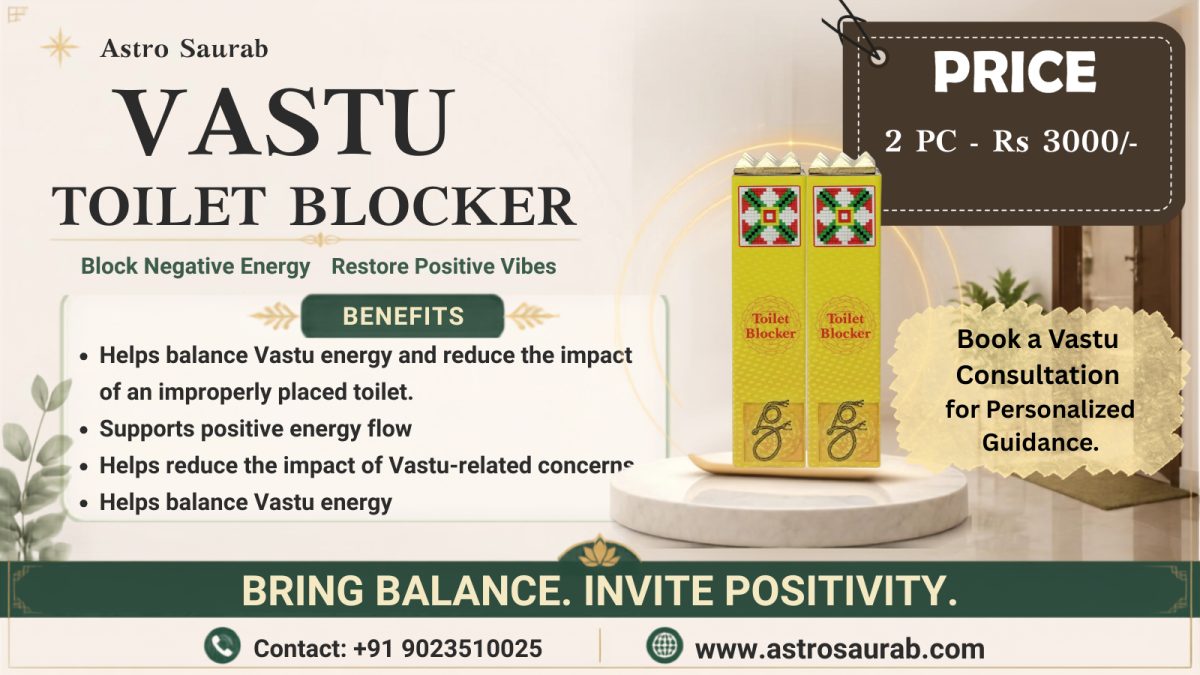 Vastu Toilet Blocker - 2 PC