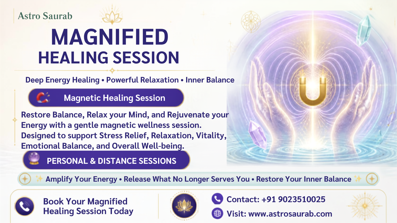 Magnified Healing sessions